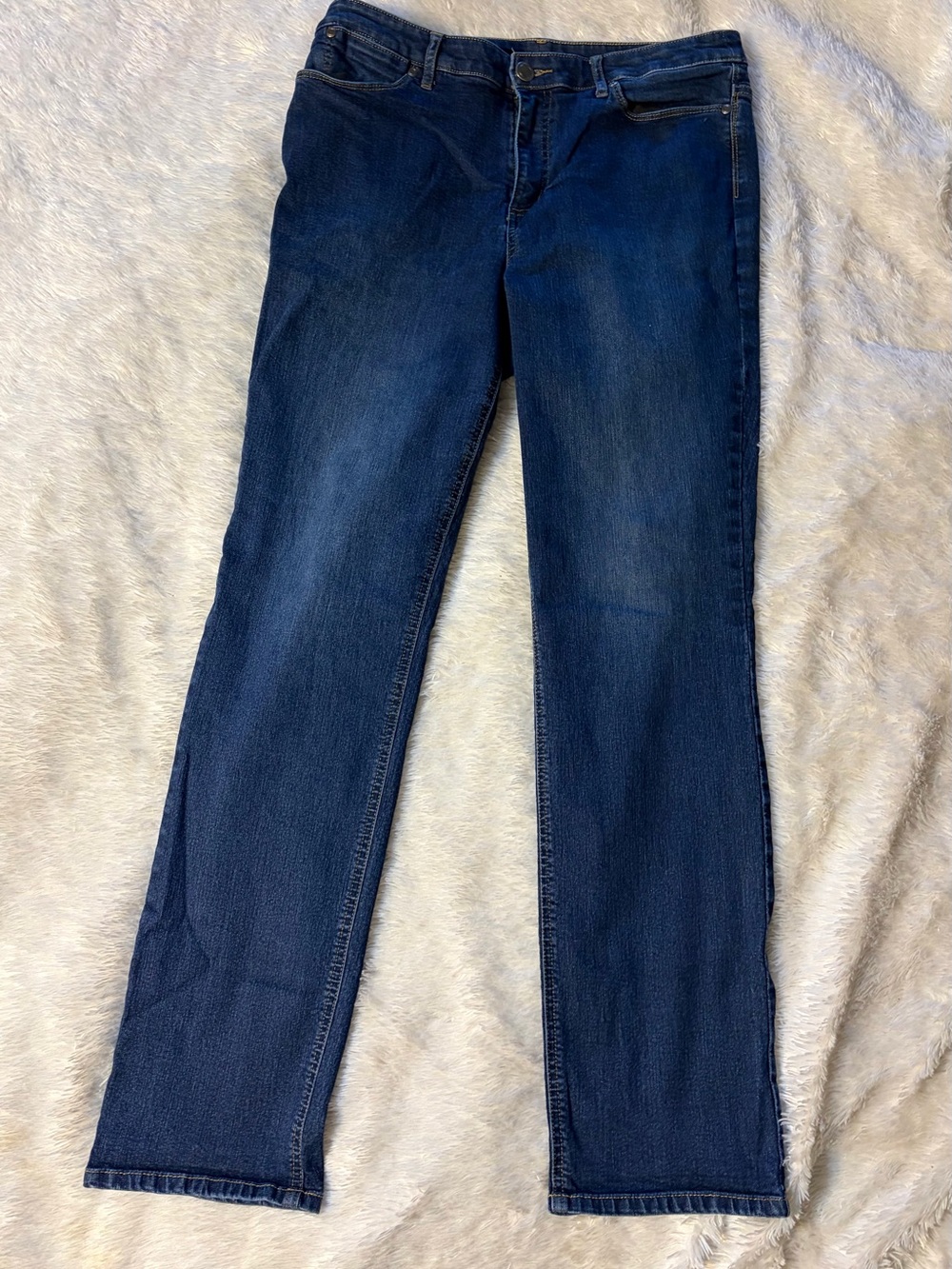 Christopher & Banks Dark Indigo Straight Leg Jeans